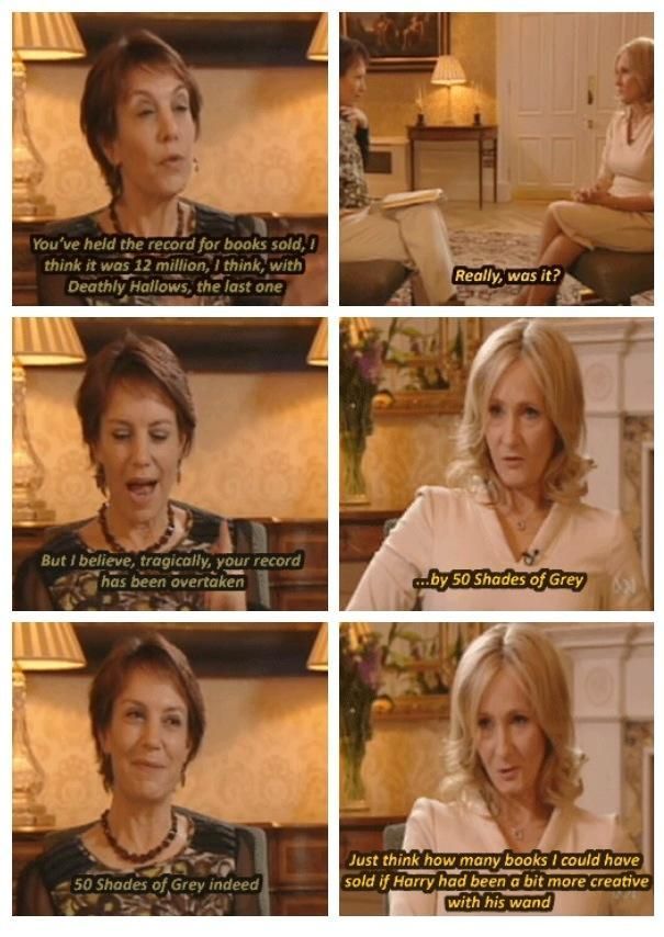 No words.  I love you Rowling.