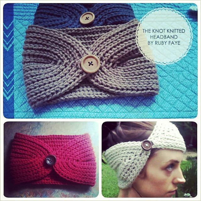 Ravelry: Knot Knitted Headband pattern by Cassie Smith