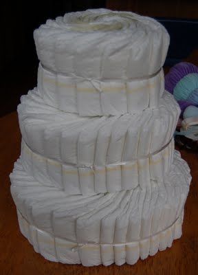 saltbox treasures: How to Make a Baby Diaper Cake