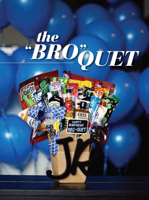 The bro-quet is like a bouquets manly, DIY counterpart. Just like a gorgeous flo