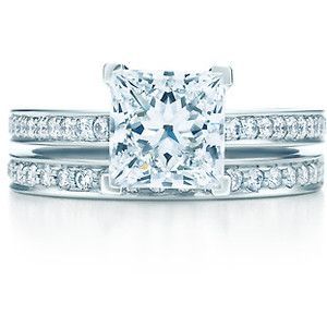 Tiffany Grace 2 carat platinum princess cut diamond ring – the perfect engagemen