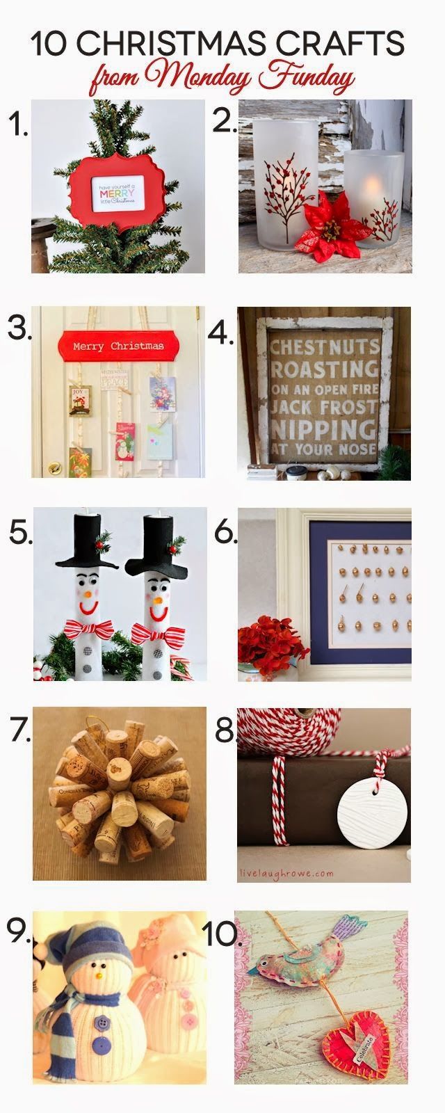 10 Inexpensive Christmas crafts