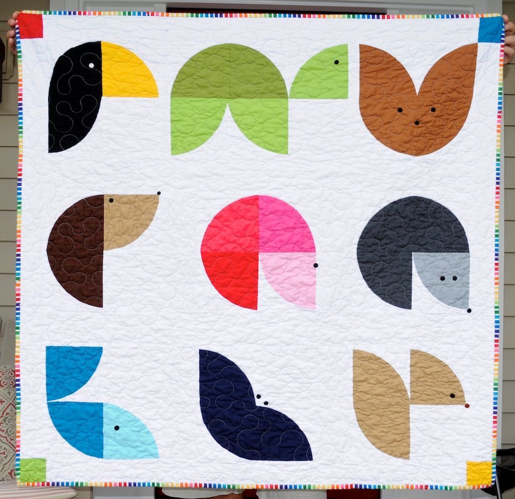 Animal Quilt, so cute. might need to sub out center block, repetition with cente
