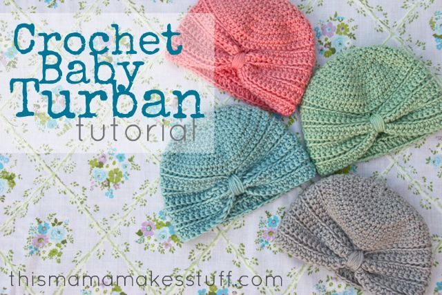 Crochet Baby Turban tutorial