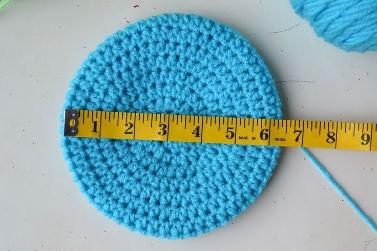 Crochet hat size guide