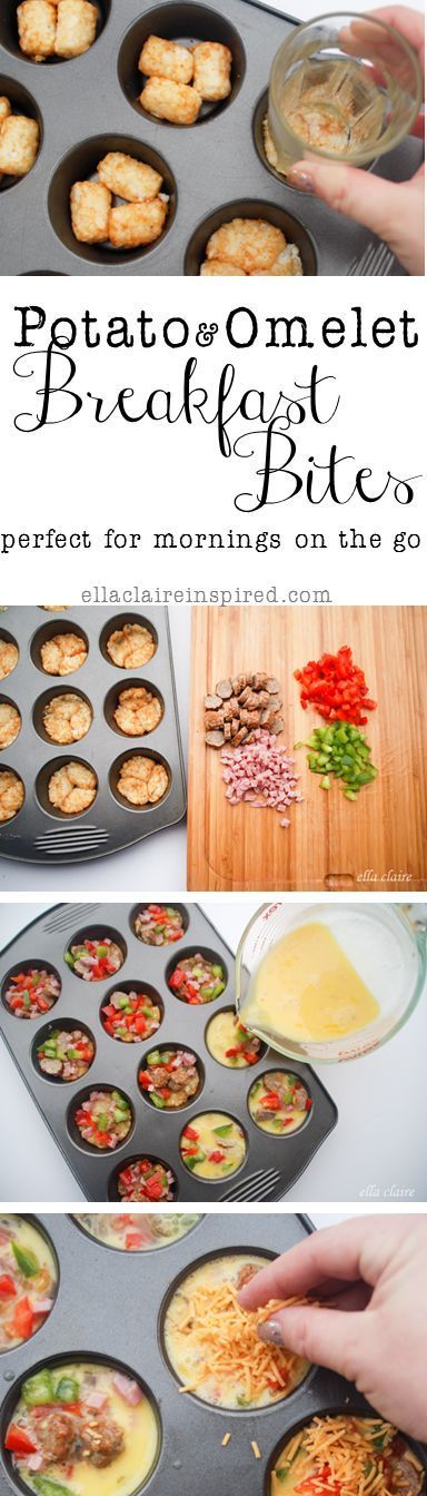 Delicious Potato & Omelet Breakfast Bites