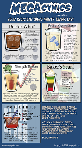 Doctor Who inspired drinks