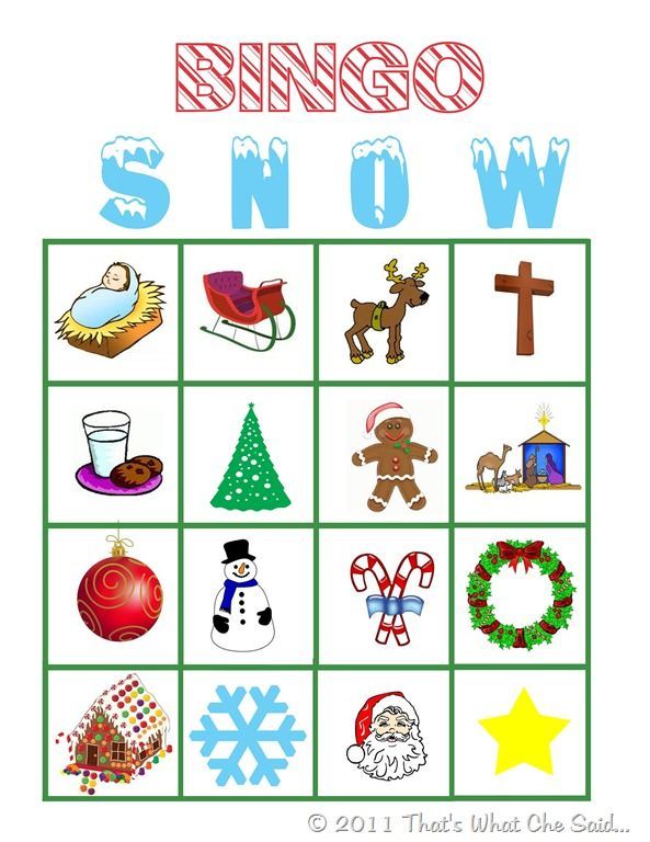 Free Printable Holiday Bingo Cards & Calling Card Sheets~ Great for a holiday pa