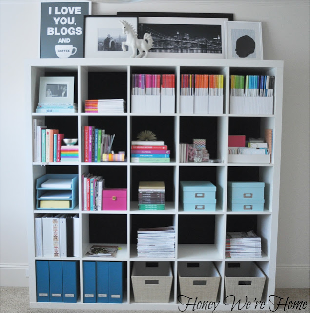 Honey Were Home: My Home Office Organization This would be perfect! And I have t