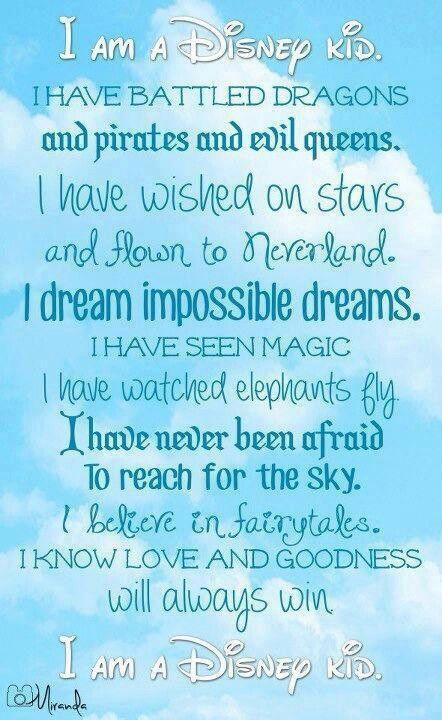 I dream impossible dreams. I believe in fairy tales. I know love and goodness wi