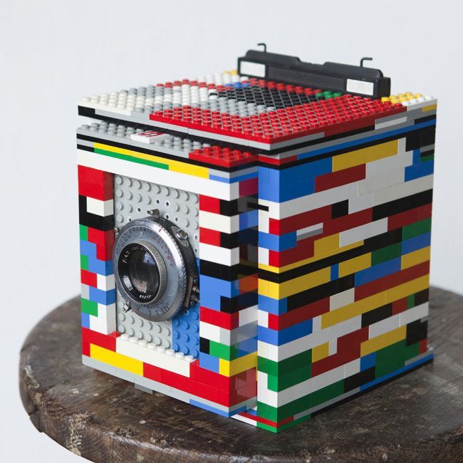 Legotron Medium Format Camera Built From Lego Bricks by Cary Norton