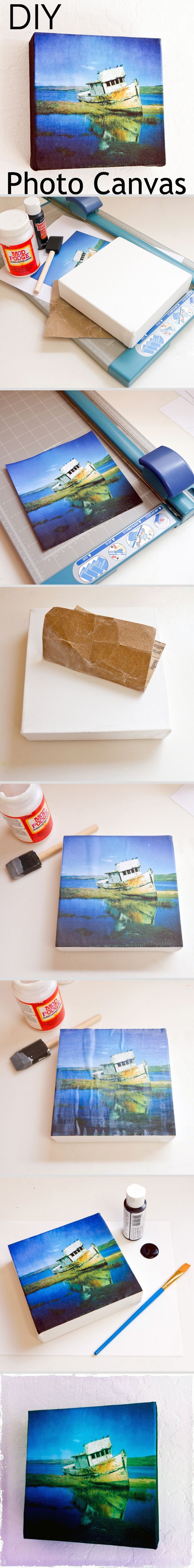 Make your own photo canvas prints to save money.  #instagram photos are great fo