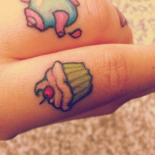 Me And My Sister Are Going To Get A Cupcake Tattoo On Our Thumb
