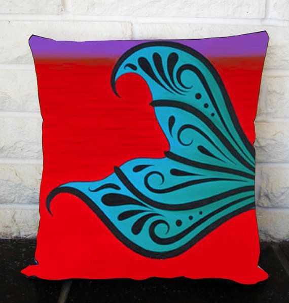 Mermaid Tail, pillow cover