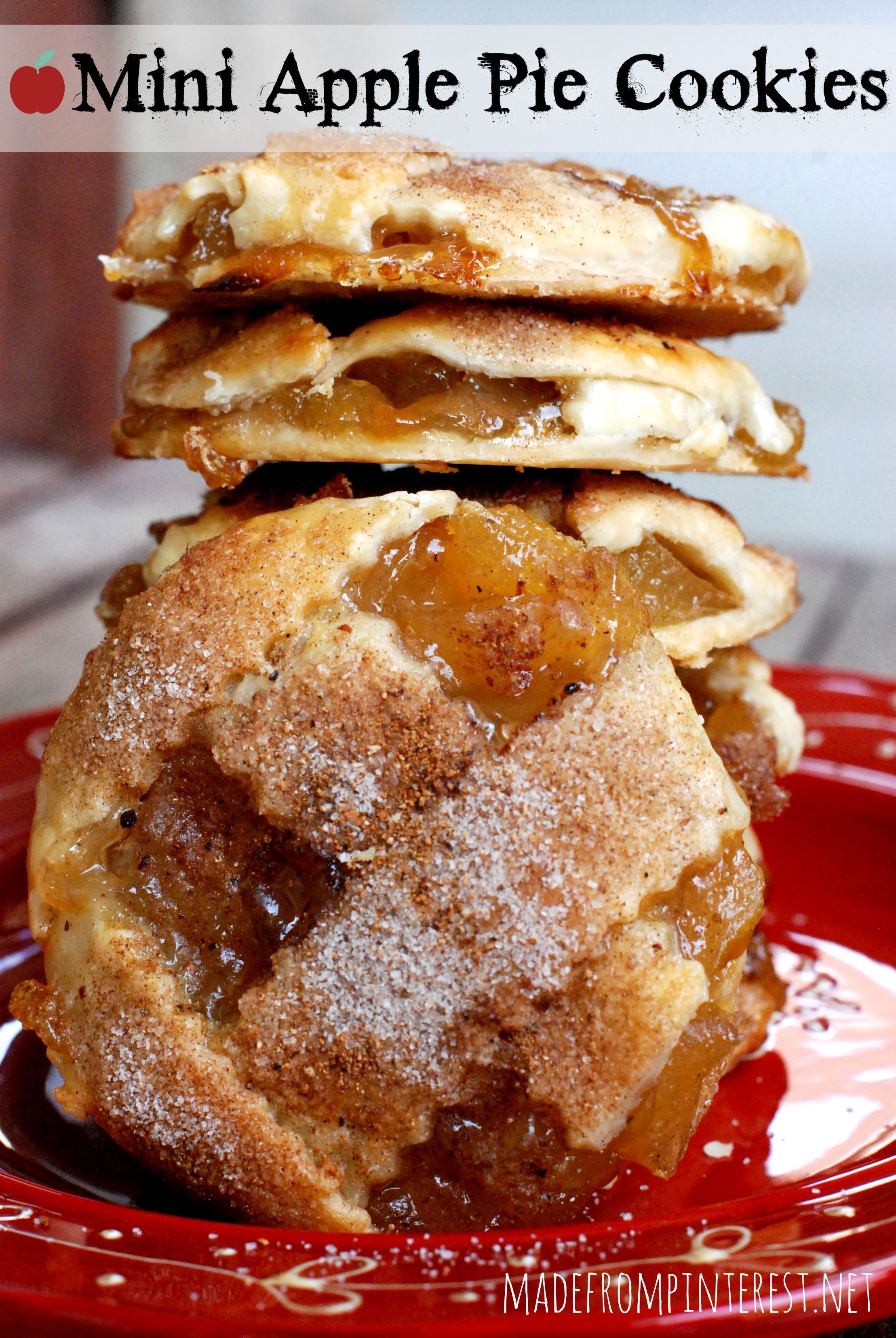 Mini Apple Pie Cookies. Get outta here, these look delish! Apple pie is totally