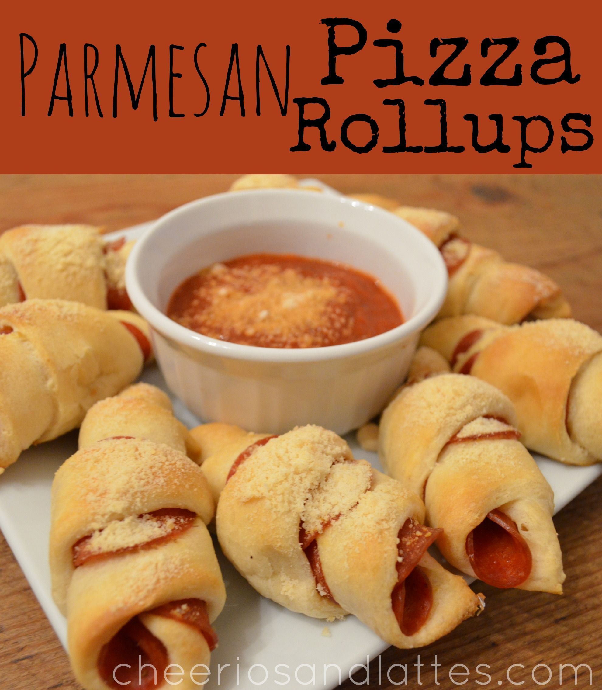 Parmesan Pizza Rollups were a signature snack my mom made for my friends and I w