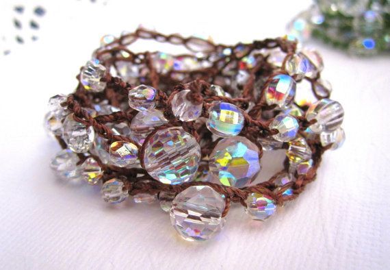 Sugar Crocheted bracelet/necklace