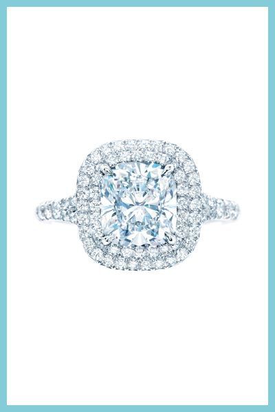 Tiffany & Co. Soleste diamond engagement ring.
