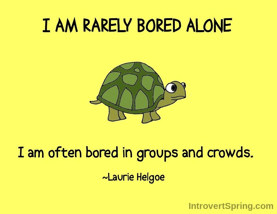 Turtle Introvert Meme: Rarely Bored Alone – Introvert Spring
