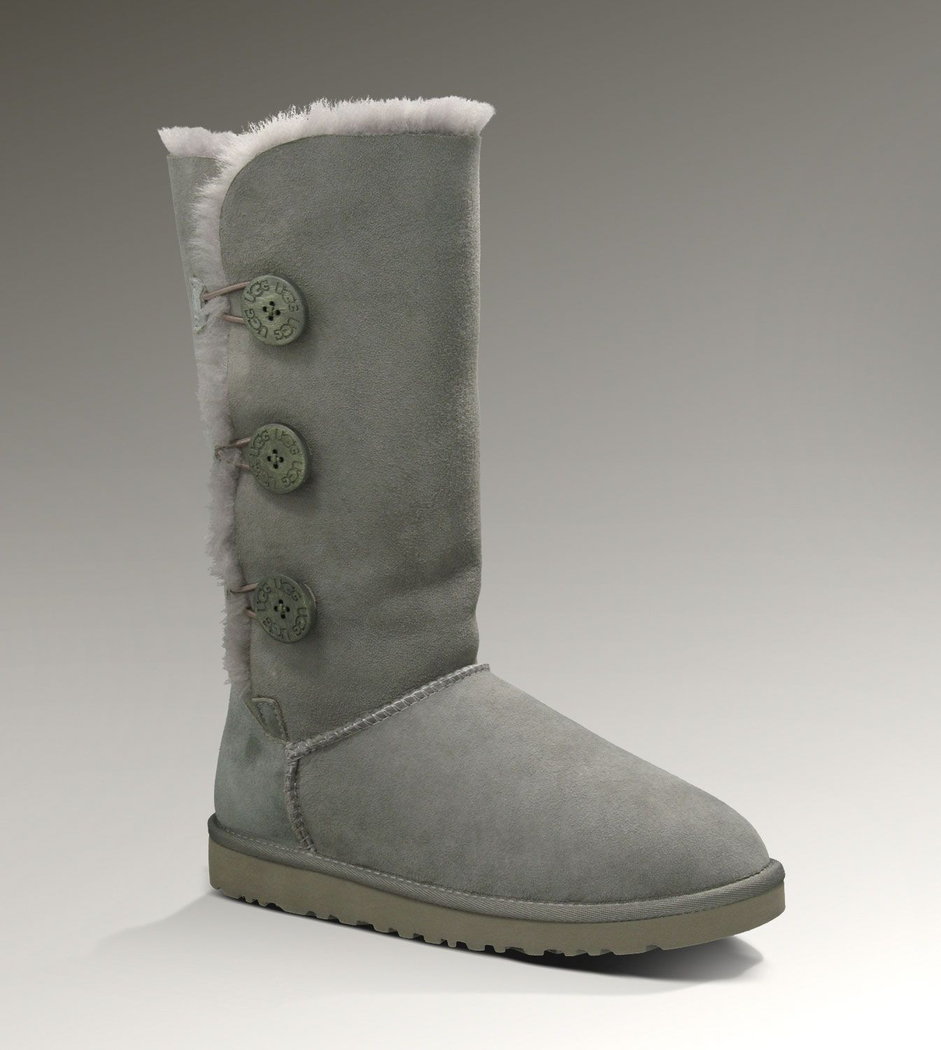Ugg Womens Bailey Button Triplet Grey – UGGs Outlet With Elegant Design, Free Sh