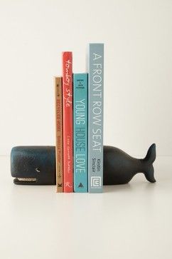Victorian Whale Bookends – contemporary – accessories and decor – Anthropologie