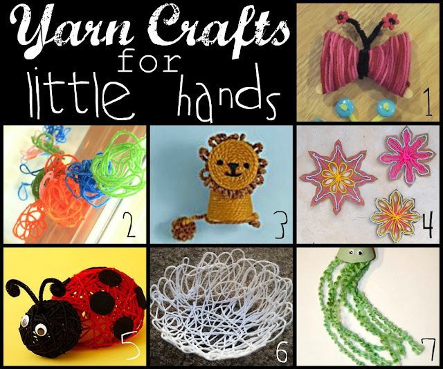7 fun crafts for kids using yarn