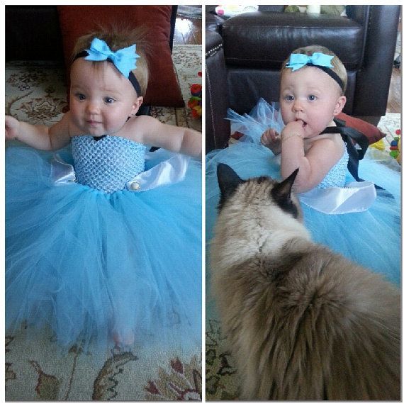 Cinderella Baby Girls Tutu Dress Birthday Party Costume Disney Princess Hallowee