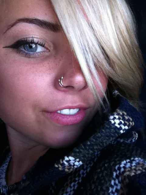 Double Nose Ring … I love this, and I would honestly consider doing it instead