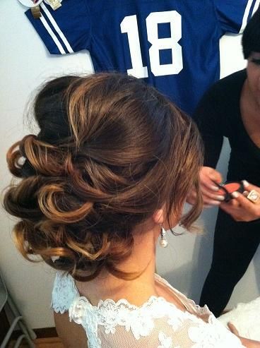 twisted up, hair inspiration for winter formal or weddings