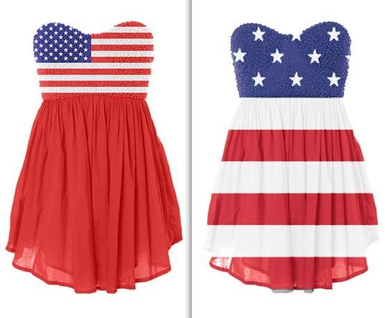 American flag dress–perfect for the Fourth of July or WeFest