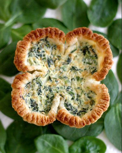 Click Pic for  50 St Patricks Day Food Ideas – Lucky Spinach Quiche | St Patrick