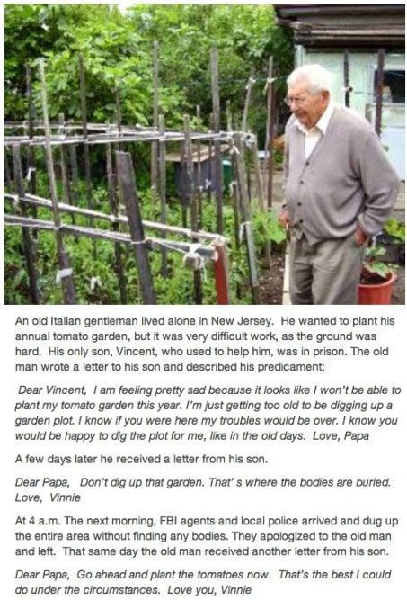 Hilarious Story – In short a dad wrote to his son in prison about how he was sad