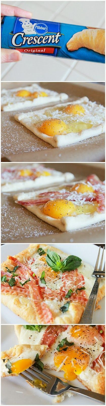How To Bacon And Egg Crescent