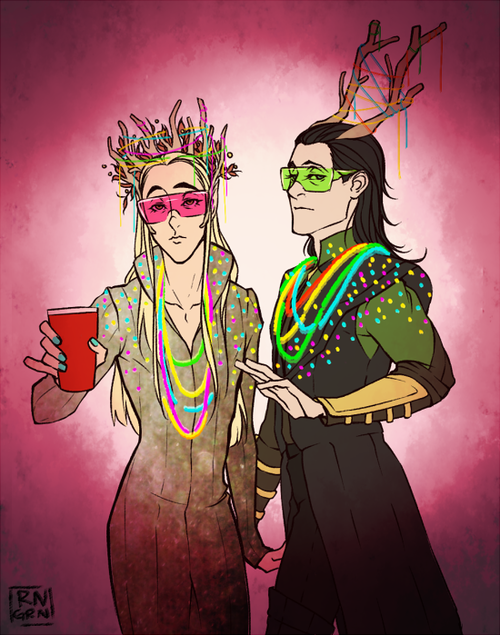 Party KING THRANDUIL AND LOKI PARTYING IT UP TOGETHER!