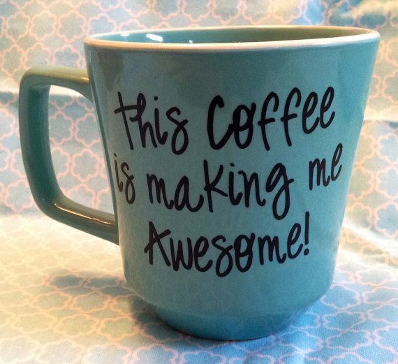 This Coffee is Making Me Awesome Decal Set of 3