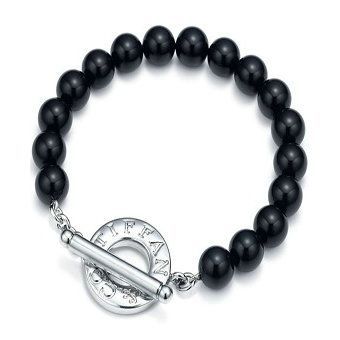 tiffany & co. black onyx bracelet