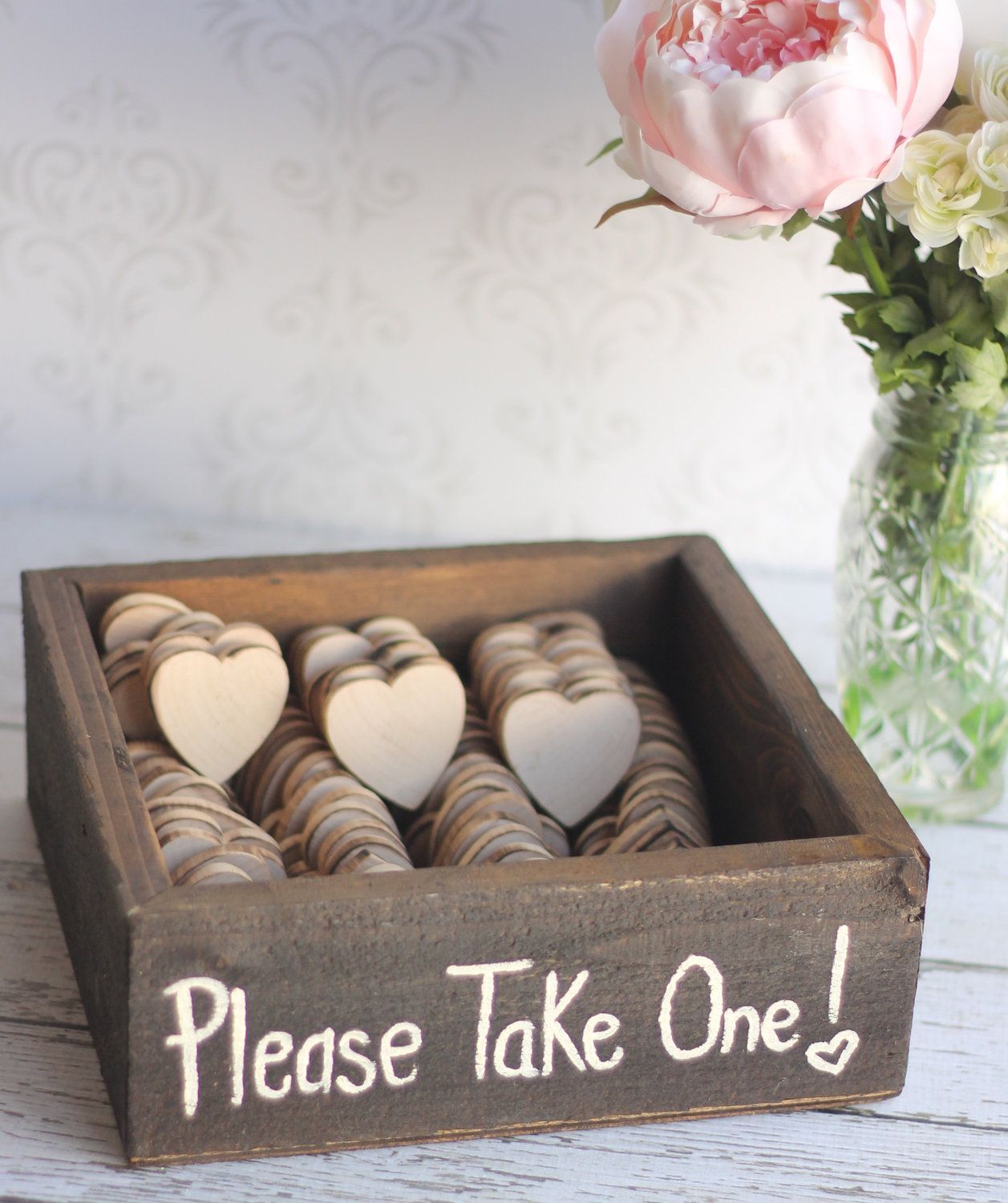 Wedding favor Idea… Chalkboard hearts with a cute saying on them!