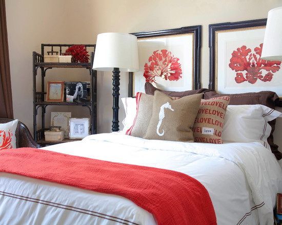 48 samples for black white and red bedroom decorating ideas (14)