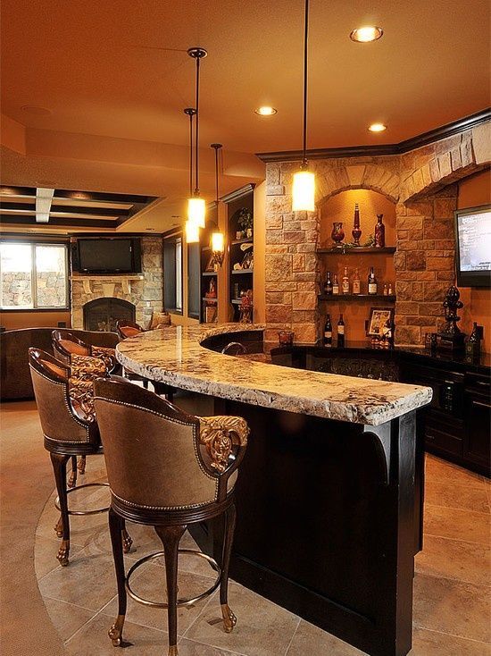 Basement Bars Design, Pictures, Remodel, Decor and Ideas