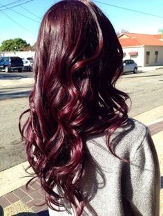 Burgundy Hair Color, I really need my hair to be this color again!