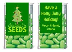 Christmas Tree Seeds Tic Tac Labels.  Christmas Tic Tac Labels are fun Christmas