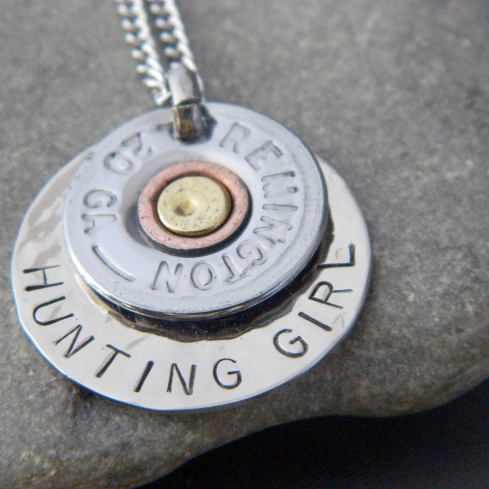 Hunting Girl Bullet Necklace. $28.00, via Etsy.