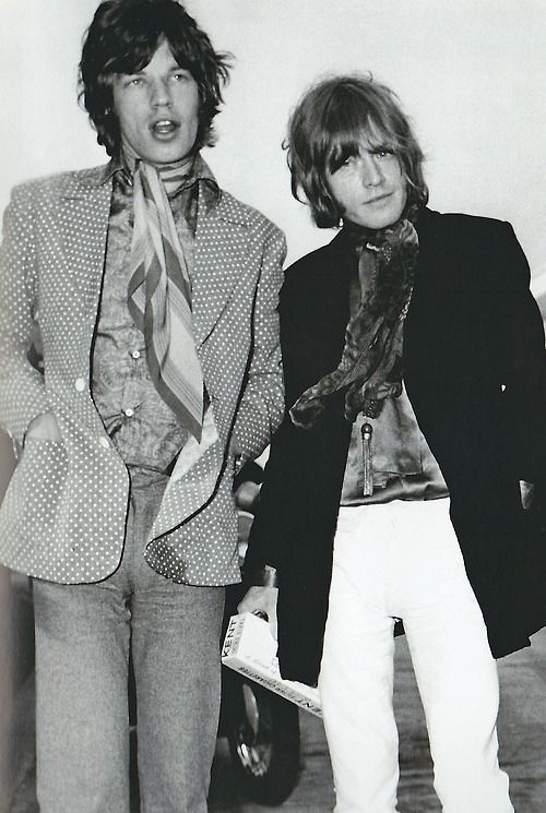 Mick Jagger and Brian Jones