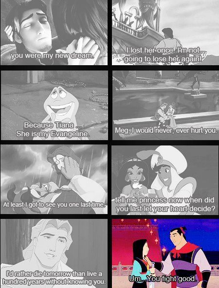 Nailed it.  Thanks Mulan, for being the only Disney movie with an accurate depic