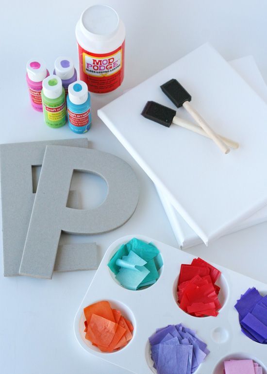 Personalized Mosaic Craft for Kids – from Glorious Treats