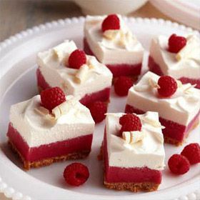 Raspberry and white chocolate flavors are the ultimate combination in these make