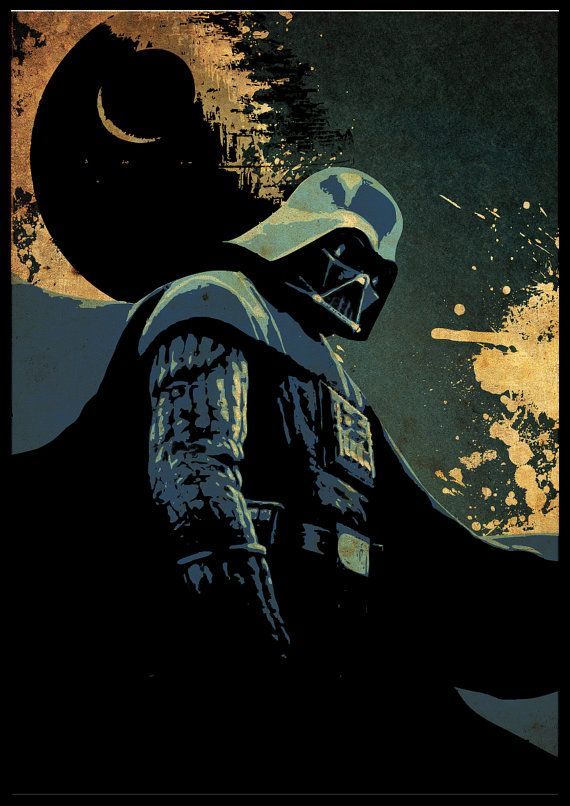 Star Wars Poster Darth Vader by cutejungle on Etsy