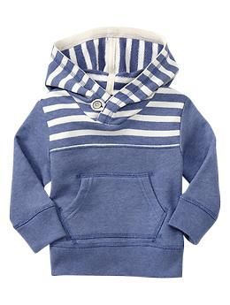 Striped terry hoodie | Gap