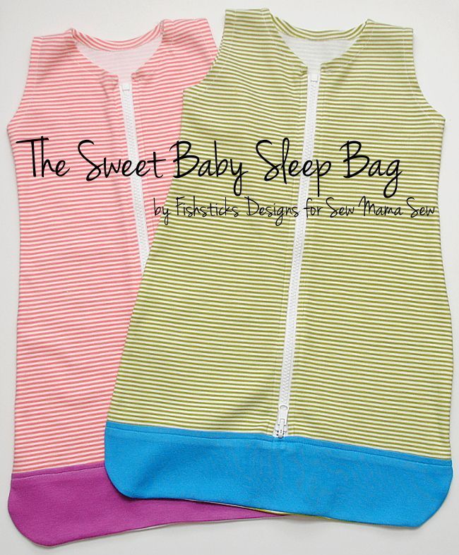 The Sweet Baby Sleep Bag Pattern at Sew Mama Sew