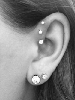 Triple Forward Helix… no ink but can get away with this… OH yeah…